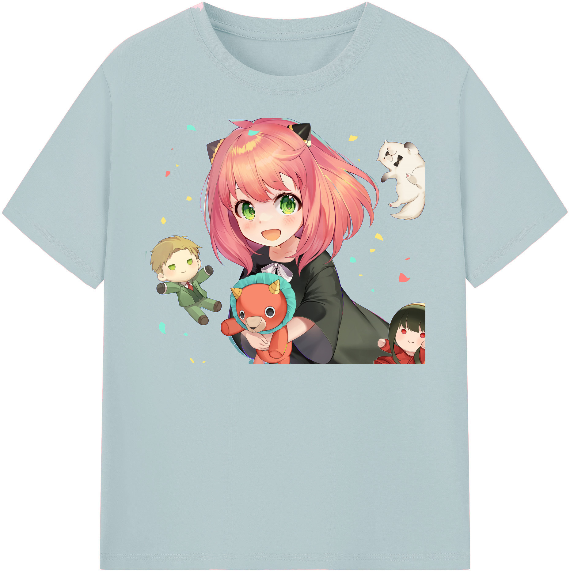 （画像用） SPY×FAMILY间谍家家酒 綿100％半袖Tシャツ（フロントプリント）